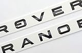 evoque übersetzung deutsch Glänzendes Schwarz. RangeRover Sport Vogue Velar Evoque schwarz glänzend Schriftzug Set Vorder- und Rückseite