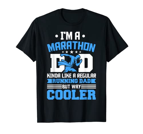 Cooler Marathon Dad Running Father Distance Race Ganador Regalo Camiseta