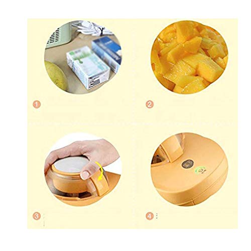 YFQHDD-Small-Automatic-Yogurt-Machine-Refrigerated-Childrens-Homemade-Ice-Cream-Machine-Ice-Cream-Machine-Color-Blue