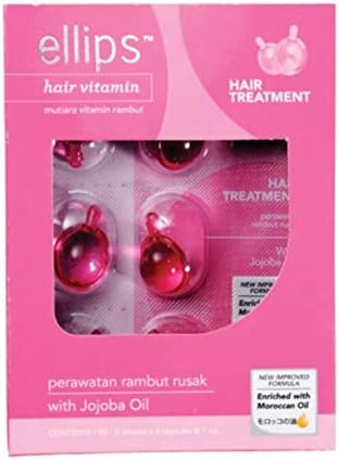 ELLIPS Hair Vitamin Hair Recovery With Jojoba Oil, 2 Blister x6 Capsule = 12 capsules