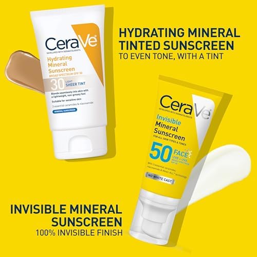 CeraVe Invisible Mineral Sunscreen SPF 50, Face Sunscreen, Travel Size — view 11