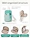 BAGSMART Crossbody Sling Bags for Women, Small Crossbody Purse Fanny Packs with Adjustable Strap, Sling Backpck for travel-Brown