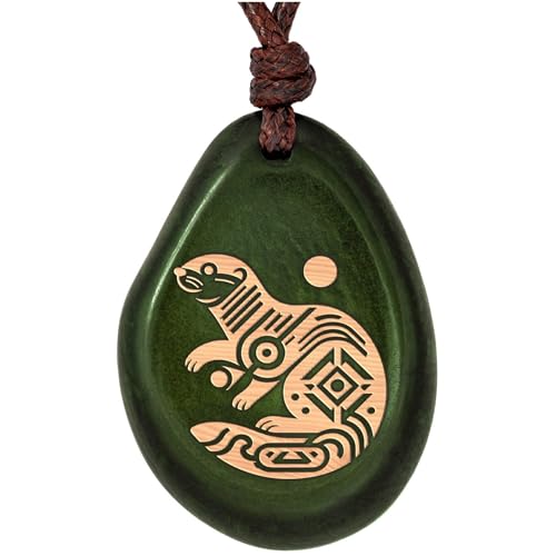 Amarumi Otter Anhänger aus Taguanuss – Symbol für Lebensfreude & Harmonie | Handgefertigter Indianischer Schmuck Amarumi Otter Anhänger aus Taguanuss – Symbol für Lebensfreude & Harmonie | Handgefertigter Indianischer Schmuck