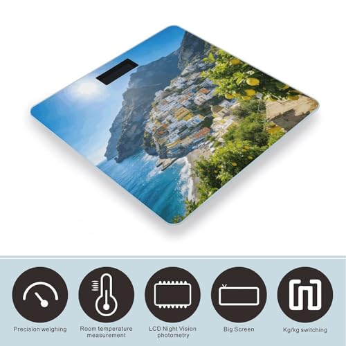 Báscula Digital de Baño Smart Amalfi de Vidrio Templado miniatura 3