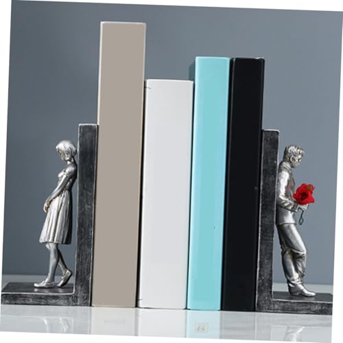 Accessoires de Rangement pour Livres Argentés : Idée Cadeau - 5