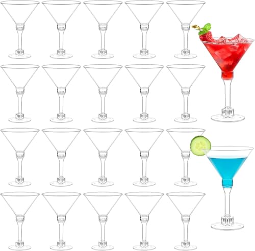 El Mejor Listado de Copas de martini que puedes comprar esta semana. 43 Paquete de 25 copas de martini de plástico, mini copas de martini de 5 oz, copas de cóctel, copas de margarita para fiestas navideñas, vino, bebidas, aperitivos y postres