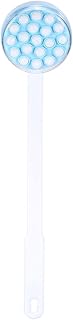 Back Body Lotion Applicator, Long Handled Back Massager Bath Brush Handheld Easy Reach Roll On Dispenser Massaging Tool for Sunscreen Cream Shower Gel on Back Legs Feet Blue