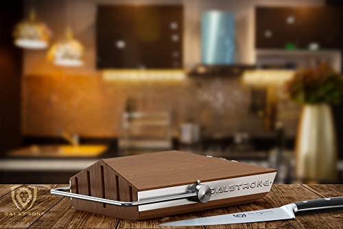 Dalstrong Knife Block Set - 5 Piece - Gladiator Series - With Modular, Multi-Level Block - German High Carbon Steel - Premium Abs Black Handles - Nsf Certified #TOP6