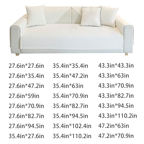 Housse de canapé en fourrure haut de gamme lavable 90x210cm