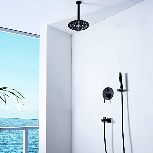 Douche de pluie de 10 pouces au plafond pour transformer votre bain