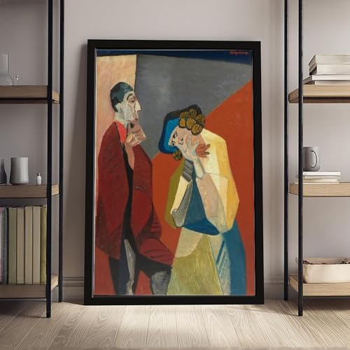 Impression sur toile Robert Colquhoun cadre suspendu salon vide - 4