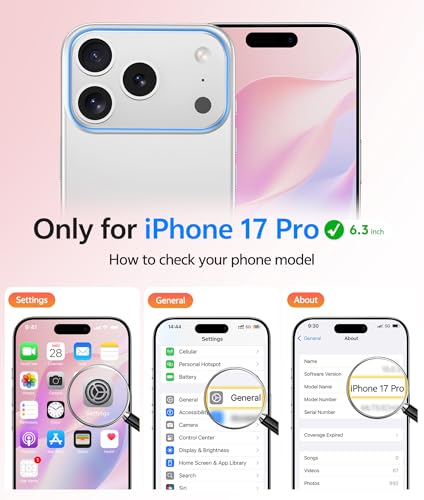 Image of FNTCASE for iPhone 17 Pro Case: [Compatible with Magsafe] Translucent Matte Cases with [Full Camera Protection] [Screen Protector] Military Grade Shockproof Protective Phone Cover - Hot Pink