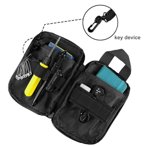 Sac utilitaire médical compact IFAK marron pour randonnée et camping X2 - 5