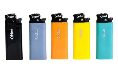 Lot de 5 Briquet Mini Cricket - 5 Couleurs - 368
