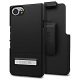 Seidio Surface with Kickstand Case and Holster Combo for BlackBerry KEYOne (Black/Black)
