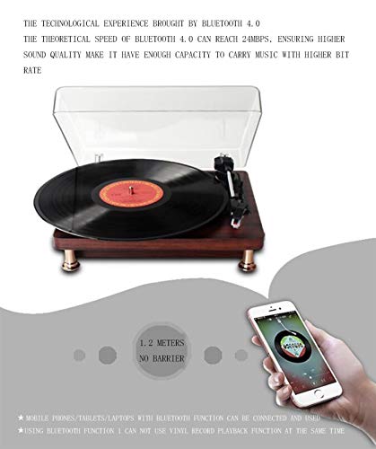 Turntable Salut-FI avec Haut-parleurs d’étagère, Vinyle phonographes avec Cartouche magnétique Compatible avec disques vinyles de Toutes Tailles, y Compris 33 □, 45 ou 78 Tours - Les Beatles, Paul McCartney, John Lennon, RIngo Starr, George Harrison Turntable Salut-FI avec Haut-parleurs d'étagère, Vinyle phonographes avec Cartouche magnétique Compatible avec disques vinyles de Toutes Tailles, y Compris 33 □, 45 ou 78 Tours – Image 4
