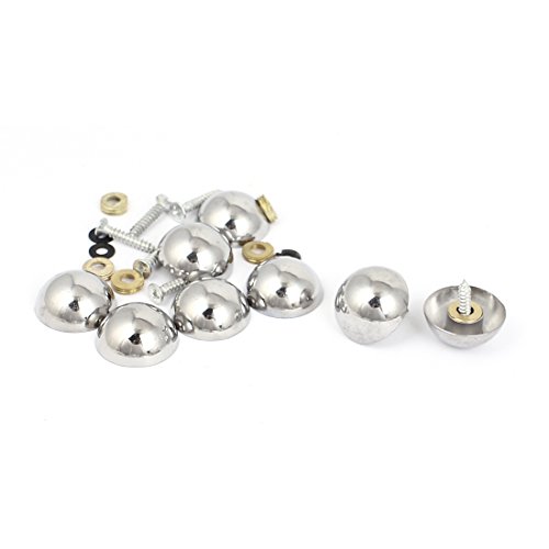 Aexit 23mm Cap quality Parts Dia Metal Semisphere renovation Tacks Decorative Mirror Nails 8Pcs Model:94as268qo572