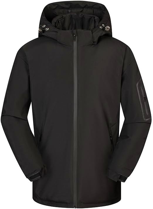 Men'S Waterproof Ski Jacket Warm Winter Snow Coat Mountain Windbreaker Hooded Raincoat Jacket