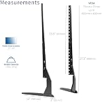 VIVO Table universelle TV Se tenir debout pour 22 à 65 de pouce LCD Écrans plats VESA Monter avec le matériel inclus