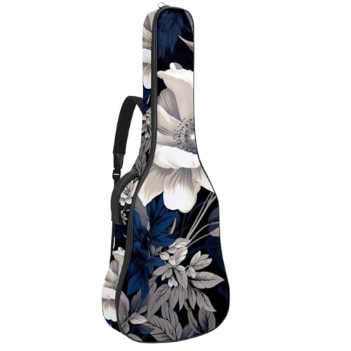 Sac pour guitare acoustique fleuri idéal pour transporter votre musique partout