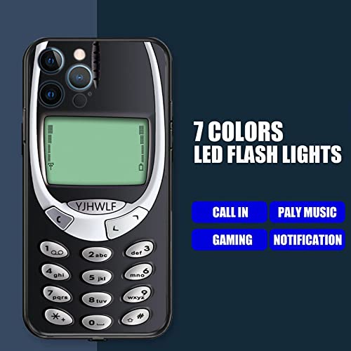 Coque lumineuse iPhone 14 antichoc compatible film écran - 4