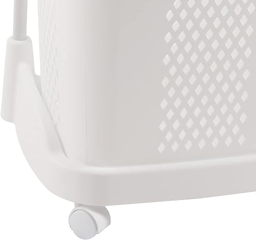 Miniatura 7 de Gdrasuya10 Cesta de lavandería de 3 niveles para baño cesta de almacenamiento de ropa multicapa para el hogar baño estante de almacenamiento simple