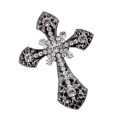 Bling Car Air Vent Clip - Vent Clips Air Freshener, Crystal Cross Car Perfume Clips, Diamond-studded Cross Air V?ent Perfume Cli