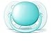 Philips Avent Ultra Soft Pacifier, 0-6 Months, Blue/Teal, 2 pack, SCF212/20