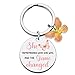 LKBVUG Breakup Gifts for Women Adults Divorce Gift for Her Cheer Up Inspirational Uplifting Positive Feel Better Gift Pink Butterfly Decor New Begging Apreciation Gift Keychains for Women Bag Cham
