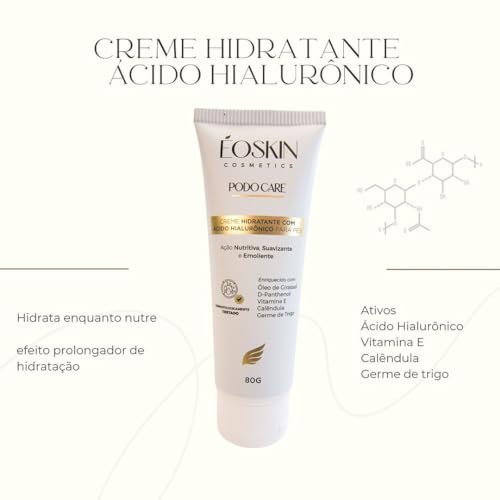 Creme Hidratante para os Pés com Ácido Hialurônico 80g Eoskin