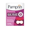 Pamprin Heat Relief Menstrual Patches for Portable Menstrual Pain Relief of Cramps and backaches, 3 Count