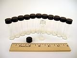 Case Of 144 Premium Life Glass Vials - 2 Dram (2/8 oz) Clear With Screw Caps