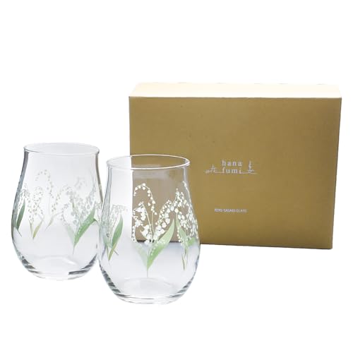 ???????? Hanabun G099-T311 Pair Tumbler (Suzuran Pattern)