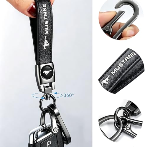 Image of Car Keychain Key Ring Accessories black