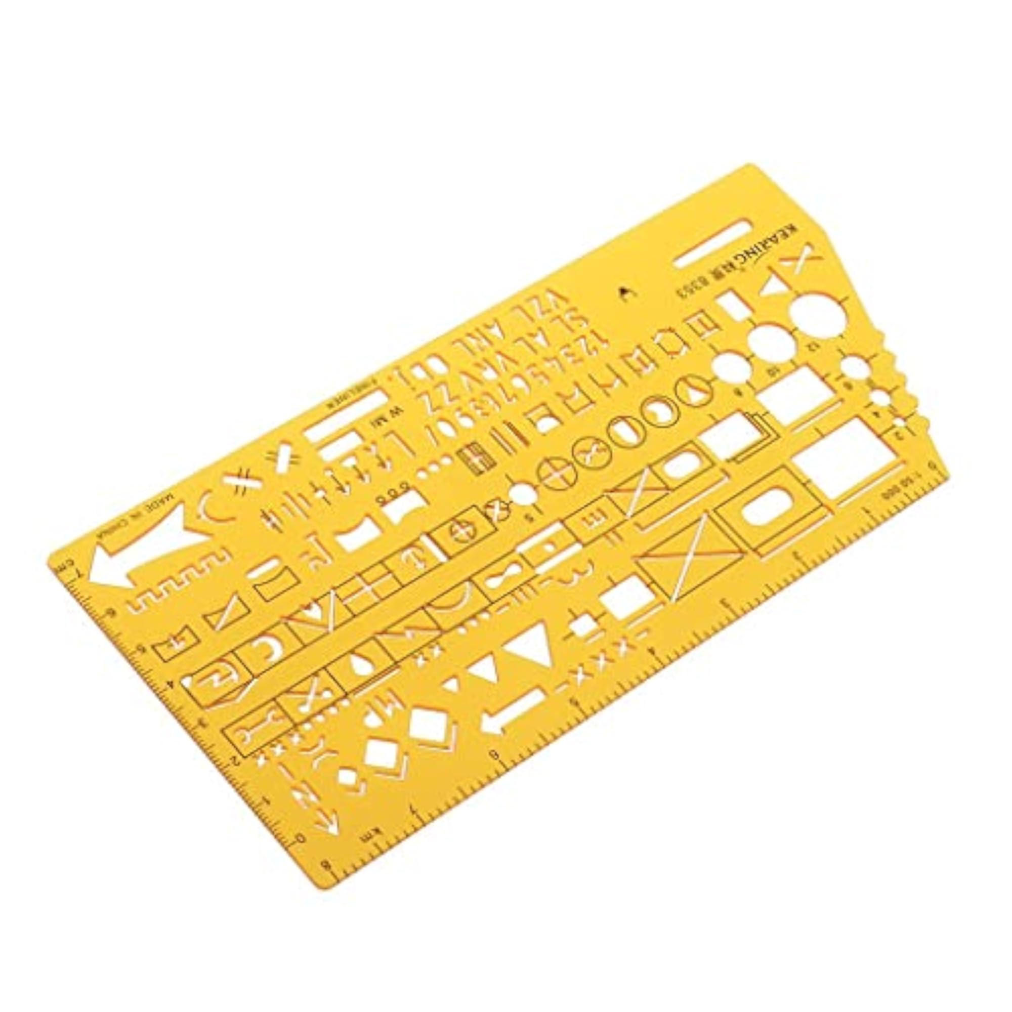 Multifunction PVC Markings Technical Drawing Template