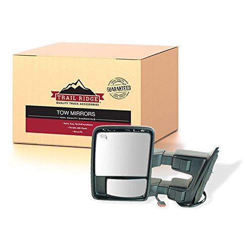 Trail Ridge Driver Side Mirror Assembly Power Heated Turn Signal Memory Towing Power Folding Compatible with 2008-2016 Ford F-250 Super Duty 2008-2016 F-350 Super Duty 2009-2016 F-450 Super Duty