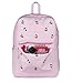JanSport Superbreak Plus FX Backpack - Work, Travel, or Laptop Bag with Water Bottle Pocket - Pink Ice Cherry Emb