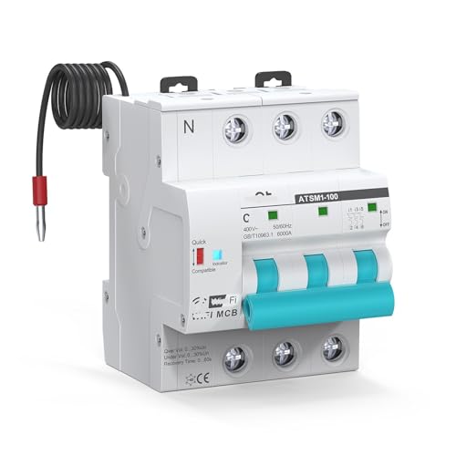 Disjoncteur 3P AT-C-SCB 63A avec interrupteur automatique contrôlé par minuterie