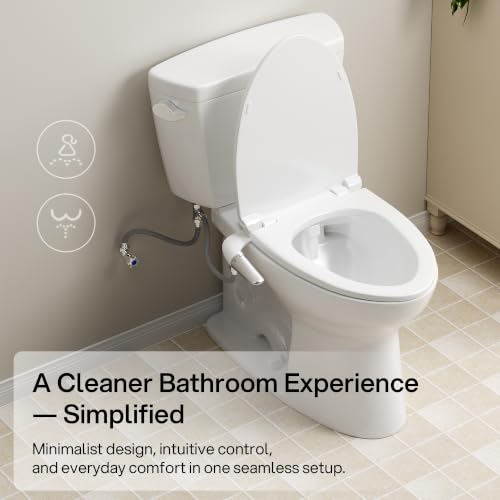 hansrapo Bidet Attachment for Toilet, Ultra-Slim, Single-Handle Control by hansrapo - Used condition - Image 7