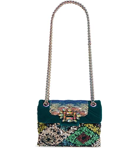 Kurt Geiger London Sequins Mini Mayfair Bag Blue One Size