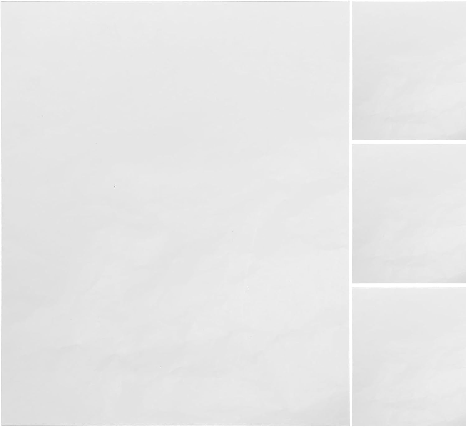 4pcs Shatterproof Peel and Stick on Mirror Tiles for Wall Decorative, 12”x8” Unbreakable Acrylic Mirrors for Wall Classroom Decor