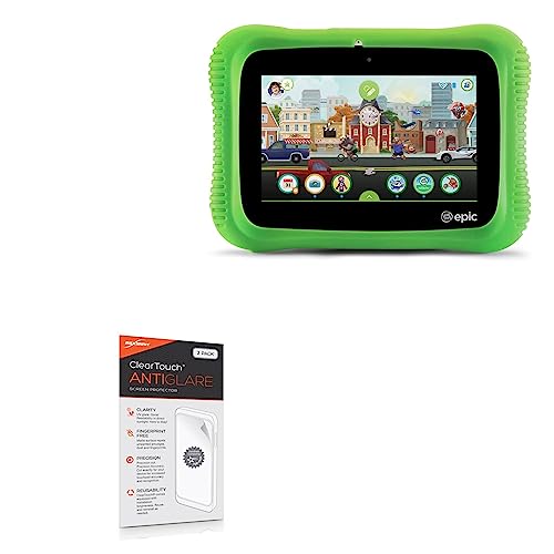 BoxWave Screen Protector Compatible with Leapfrog LeapPad Epic Academy - ClearTouch Anti-Glare (2-Pack), Anti-Fingerprint Matte Film Skin