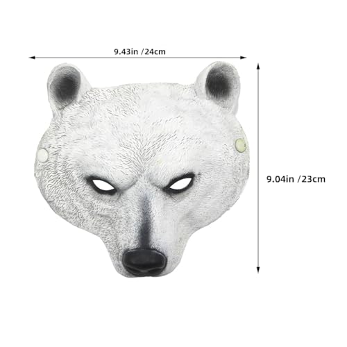 Masque d'ours polaire pour vos représentations et spectacles - 2