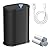 KUK Stainless Steel Bathroom Trash Can Automatic Touchless with Removable Inner Bucket, Waterproof, 1.6 Gallon Smart Trash Can with Lid for Bathroom Bedroom, Office - Black