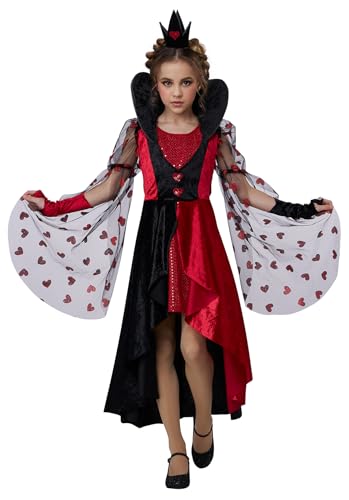 Disfraz Queen Of The Dark Hearts niña talla M miniatura 2