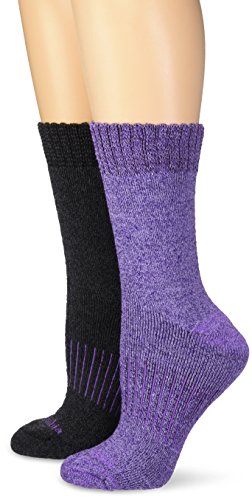 Columbia Women's Moisture Control 2 Pack Space Dye,Iris Glow,Shoe Size: 4-10