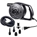 chamvis Electric Air Pump for Inflatables High Power Quick-Fill Air Mattress Pump Inflator Deflator Portable for Raft Bed Boat Pool Toy Exercise Ball Balloons with Nozzles, AC 110-120V, 1.2 PSI