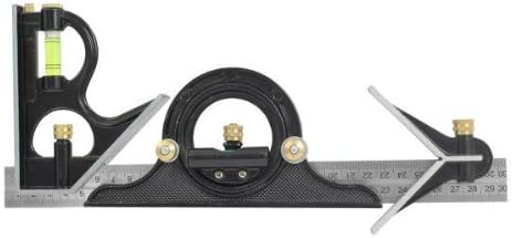 DEKTON DT55312 Combination Square Angle Finder, Black/Red