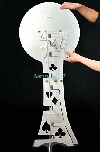 Table pliante en métal au plateau circulaire finition mate
