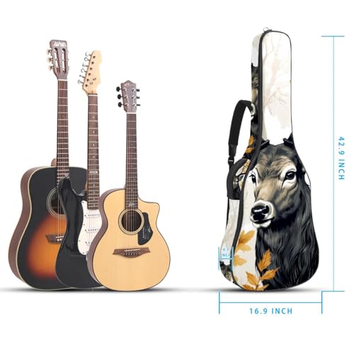 Sac pour guitare multicolore imperméable 109 cm avec éponge interne